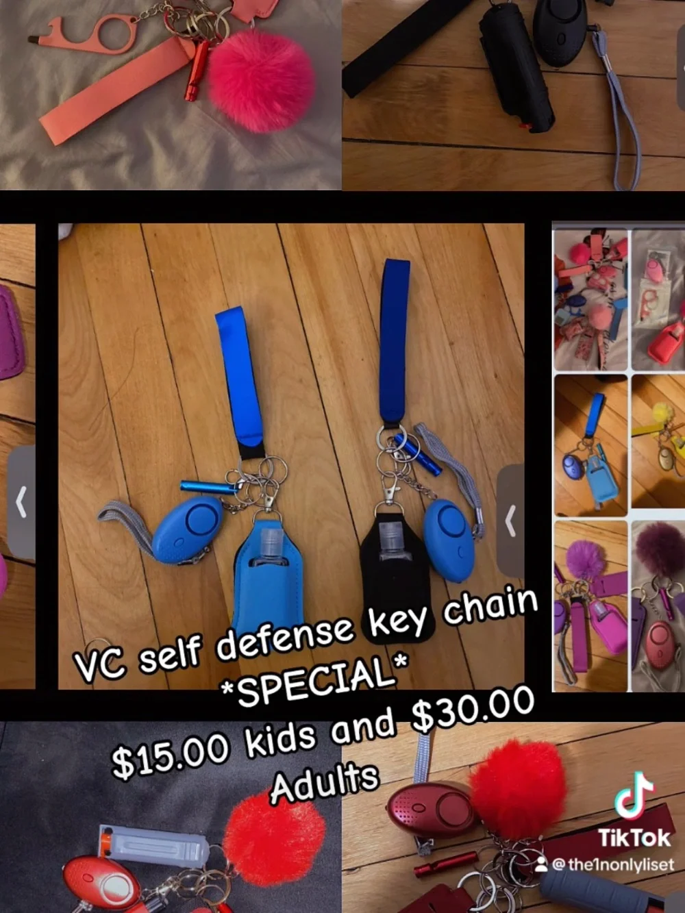 Pink Phone Accessory Keychain Set - Assorted Pink Essentials